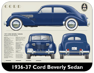 Cord 810 Beverly 1935-37 Place Mat, Medium